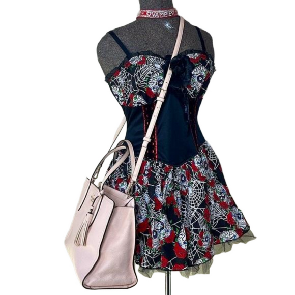 KATE SPADE NEW YORK Rowe Crossbody Satchel Pink Pebbled Leather Medium Purse - Picture 4 of 17